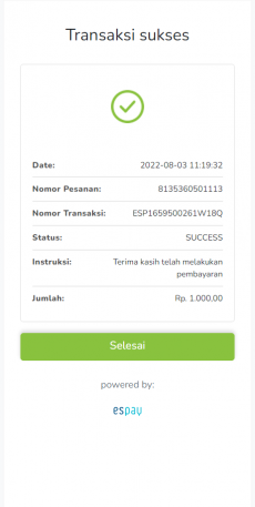 8 payment success